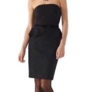 White House Black  market strokes peplum dress